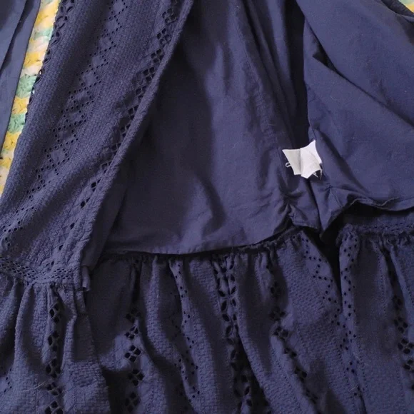 J. Crew Navy Blue Lace Dress - Picture 4 of 7